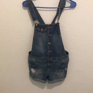 Denim overalls